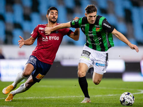 Örgrytes Ailton Jose Almeida och GAIS Adnan Maric