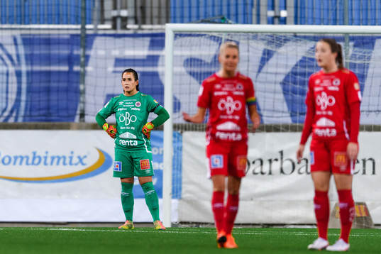Örebros målvakt Mimmi Paulsson-Febo deppar
