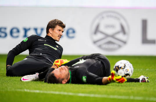 Varbergs målvakt August Strömberg