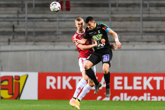 Kalmars Erik Israelsson och Varbergs Astrit Selmani