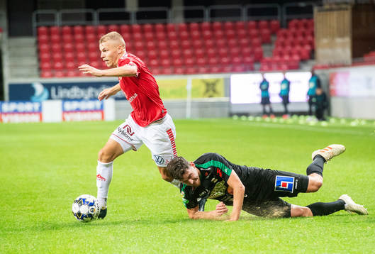 Kalmars Sebastian Ring ochh Varbergs Robin Tranberg