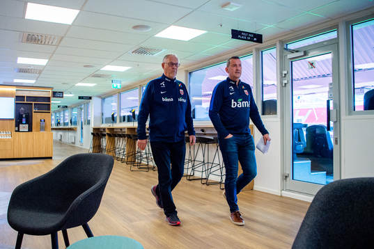 Lars Lagerbäck, head coach of the Norwegian national