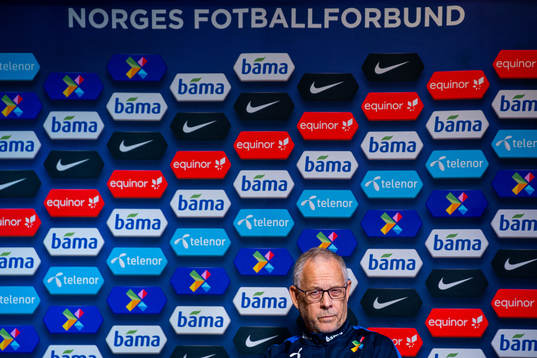 Lars Lagerbäck, head coach of the Norwegian national