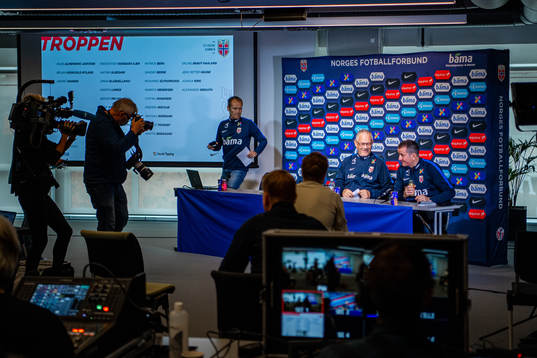 Lars Lagerbäck, head coach of the Norwegian national