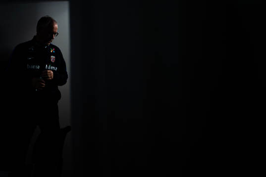 Lars Lagerbäck, head coach of the Norwegian national