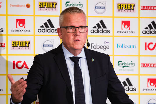 Janne Andersson, head coach of the Swedish national