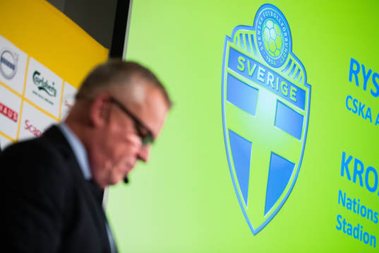 Janne Andersson, head coach of the Swedish national