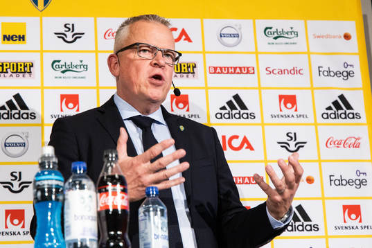 Janne Andersson, head coach of the Swedish national