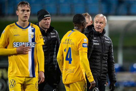 IFK Göteborg tränare Roland Nilsson och Christian Kouakou