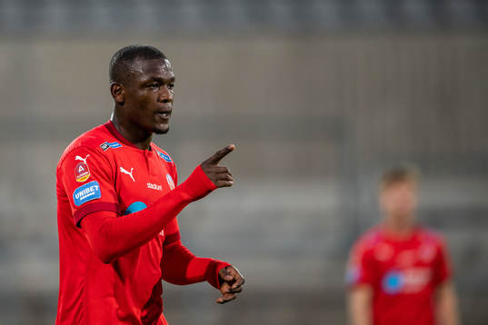 Helsingborgs Alhaji Gero jublar