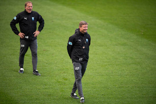 Remy Reijnierse, assistant coach and Jon Dahl Tomasson,