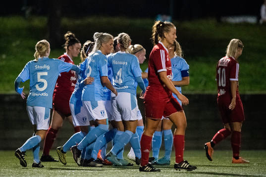 Malmö FFs spelare jublar