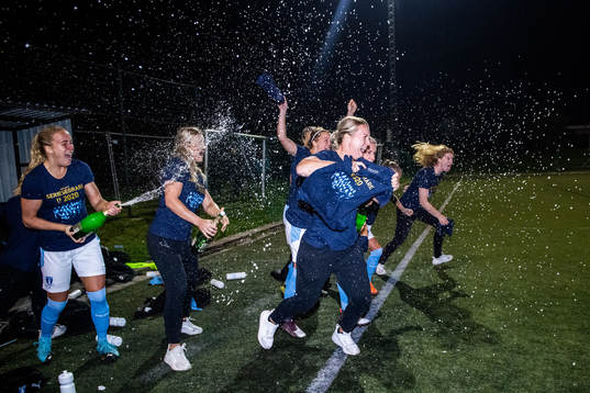 Malmö FFs spelare jublar