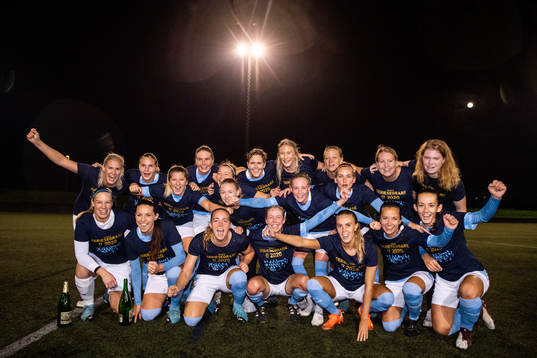 Malmö FFs Emelie Erlandsson, Johanna Fredriksson, Lovisa