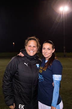 Malmö FFs målvaktstränare Emelie Karström och Malin