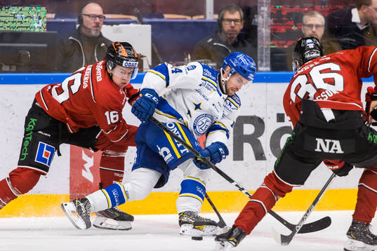 Örebros Lukas Pilö och Leksands Oskar Lang