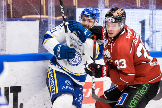 Leksands Mattias Ritola och Örebros Christopher Mastomäki
