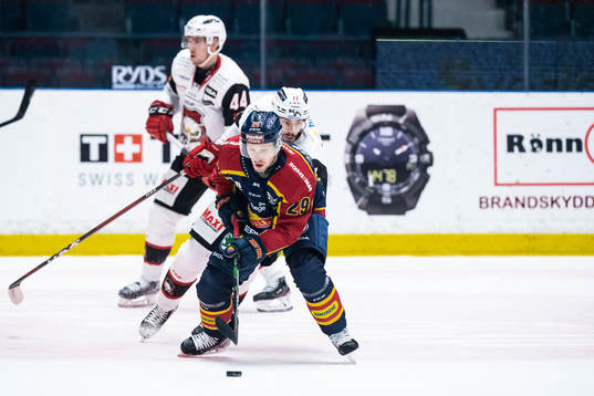 Malmö Redhawks Markus Lauridsen och Djurgårdens Sebastian