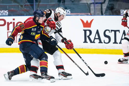 Djurgårdens Linus Andersson och Malmö Redhawks Lars