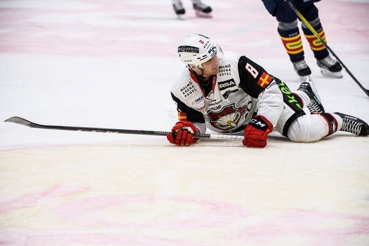 Malmö Redhawks Johan Olofsson deppar