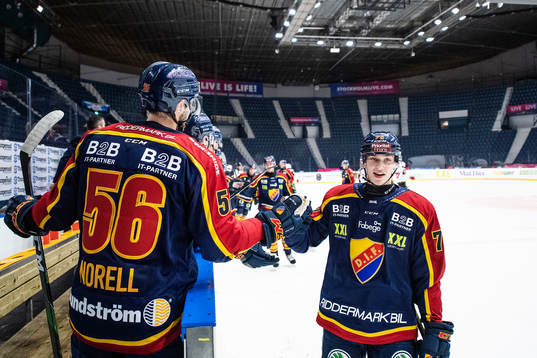 Djurgårdens William Eklund jublar