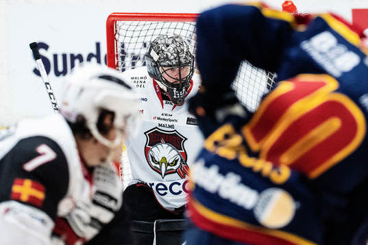 Malmö Redhawks målvakt Oscar Alsenfelt