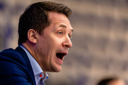 Växjös tränare Sam Hallam