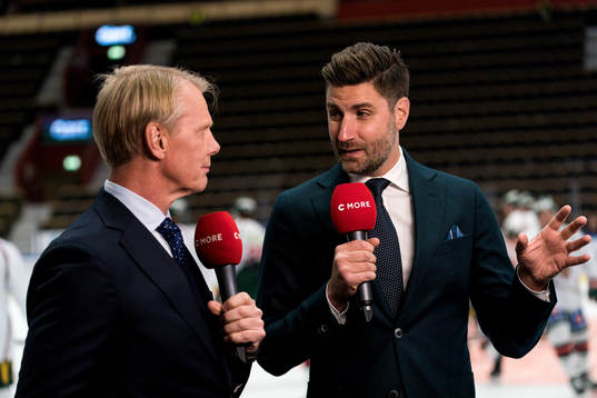 Cmores expertkommentator Niklas Wikegård och Cmores