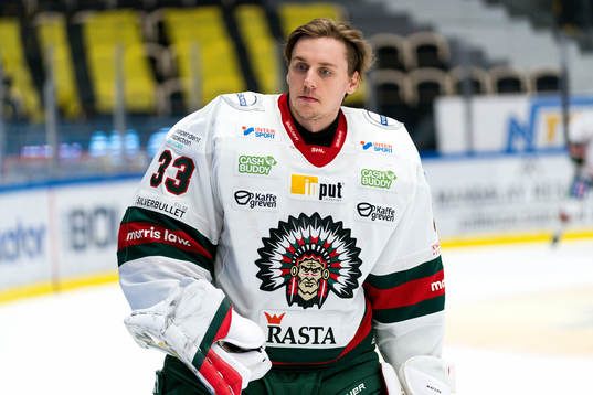Frölundas målvakt Johan Mattsson