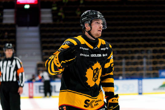 Skellefteås Jesper Frödén jublar