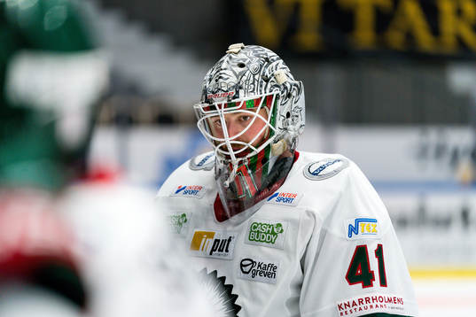 Frölundas målvakt Niklas Rubin