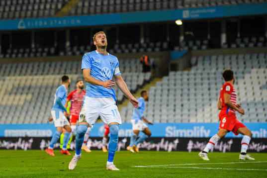 Ola Toivonen of Malmö FF looks dejected