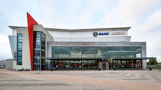 SAAB Arena före ishockeymatchen i SHL mellan Linköping