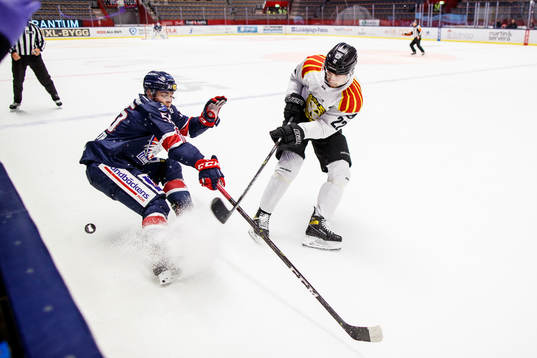 Linköpings Max Lindroth och Brynäs Adam Pettersson