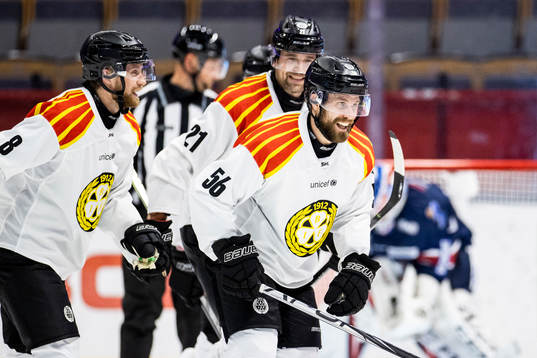 Brynäs Jonathan Sigalet jublar