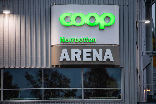 Coop Norrbotten Arena exteriör