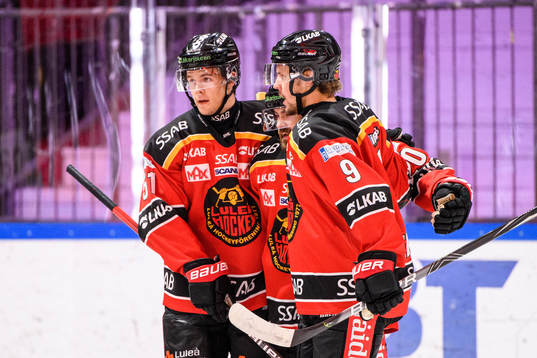 Luleås Filip Hållander, Jack Connolly och Victor Berglund