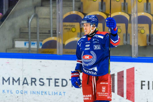 Oskarshamns Kim Strömberg jublar
