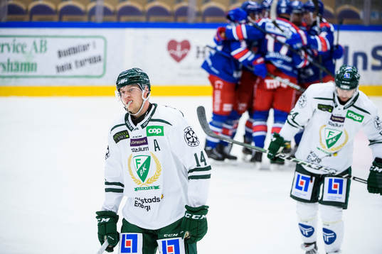 Färjestads Victor Ejdsell deppar