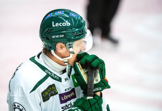 Färjestads Daniel Viksten deppar