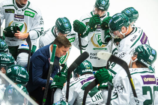 Färjestads huvudtränare Johan Pennerborn