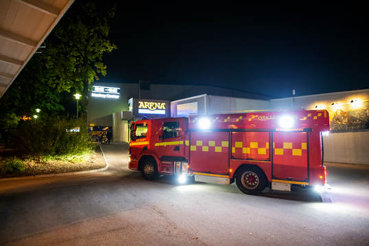 Brandkåren kom när blandlarmet gick