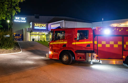 Brandkåren kom när blandlarmet gick