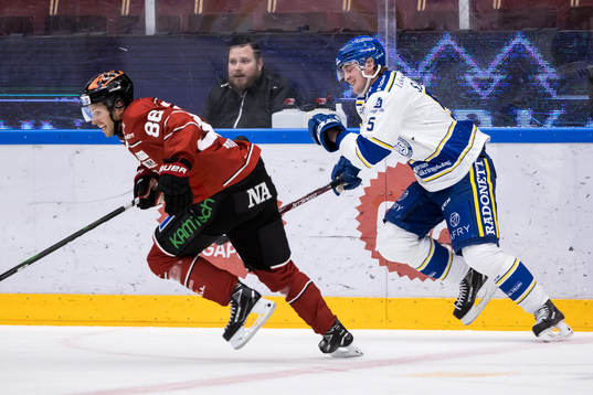 Örebros Mathias Bromé och Leksands Calle Själin