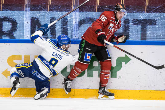 Leksands Matt Caito och Örebros Robin Kovacs