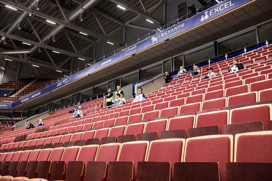 Läktare i Tegera Arena