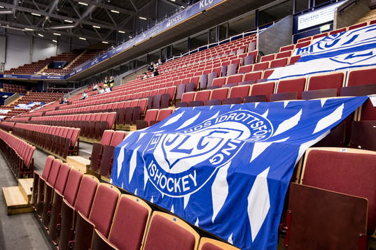 Läktare i Tegera Arena