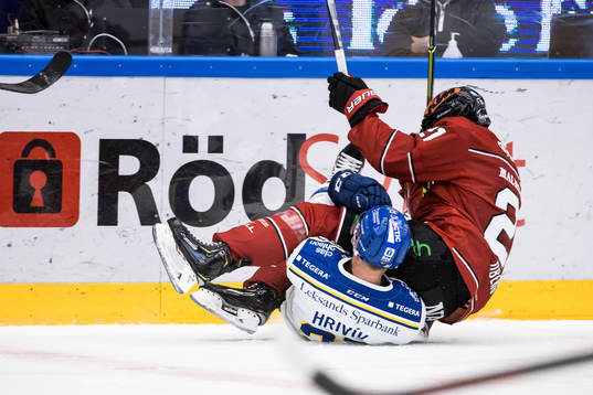 Leksands Marek Hrivík och Örebros Linus Öberg