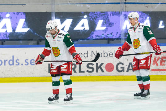 Moras Viktor Amnér och Kristoffer Gunnarsson deppar