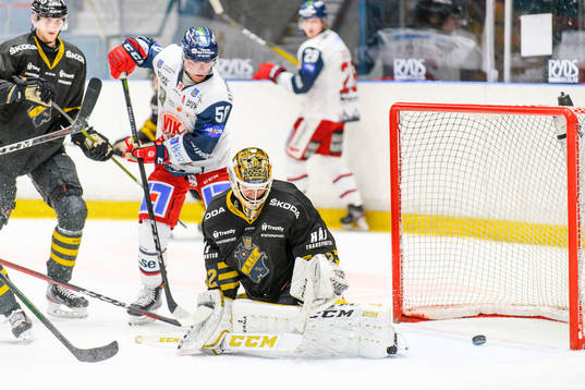 s målvakt Edvin Olofsson vid Västerviks 1-4 mål